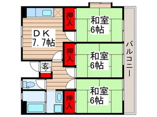 フェリオグランツ【3階】の間取り