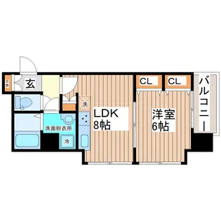 ディオコート長町【3階】の間取り