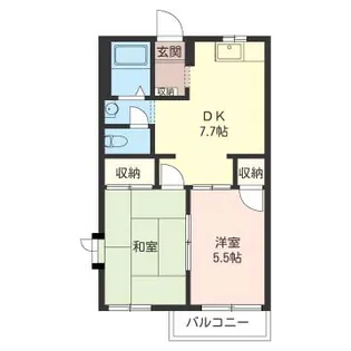 メゾン・ドゥレーヴA号棟【2階】の間取り