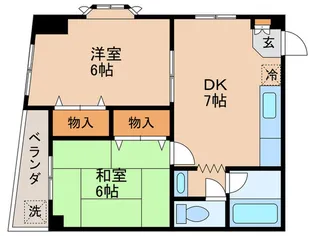 ヨコヤマ ビル【2階】の間取り