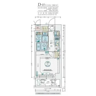 エステムコート神戸元町IIリザーヴ【2階】の間取り