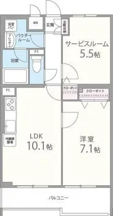 エスポアール西大路【3階】の間取り