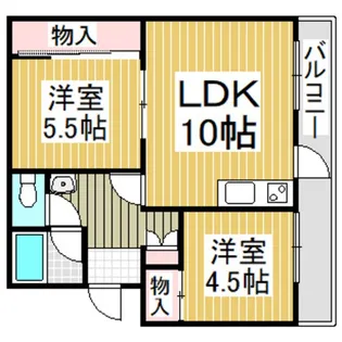 コーポNYC【1階】の間取り