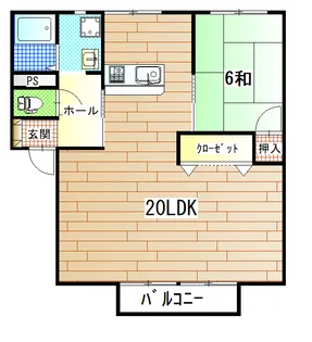 コテイジ ニシムラ【1階】の間取り
