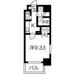 プランベイム大須駅前【4階】の間取り