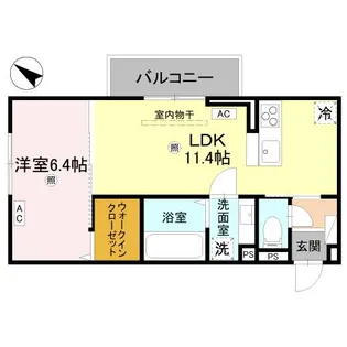D-Regalo下馬N【3階】の間取り