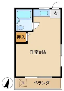 第二正美荘【1階】の間取り