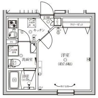 VERXEED STAIR Omori Kita【3階】の間取り