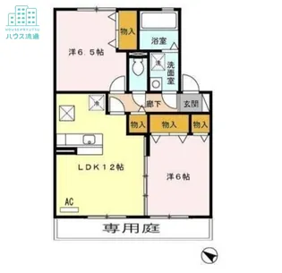 ビブレ原口【1階】の間取り