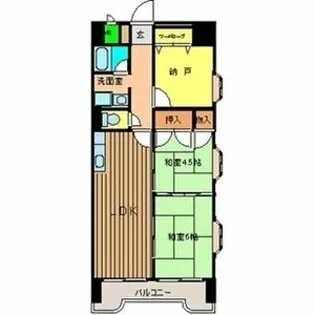 テーアイ二日町ビル【4階】の間取り