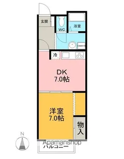 メゾン・アンジュ【2階】の間取り