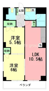 にいやビル【4階】の間取り