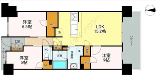 プラウド海老名【14階】の間取り