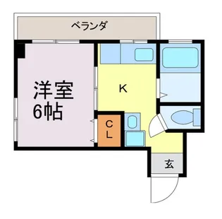 メゾンひまわり【4階】の間取り
