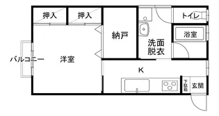 ヴェルジェ星が丘【2階】の間取り