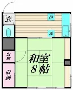 アパート中道【1階】の間取り