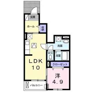 イエ フェリーチェ【1階】の間取り