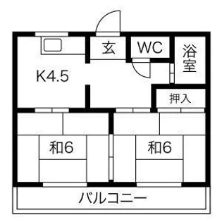 エトワールのりみつ【1階】の間取り