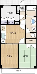 秀和五反田駅前レジデンス【3階】の間取り