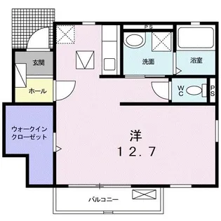 Aerato【1階】の間取り