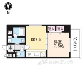 ライオンズマンション四条西洞院【9階】の間取り