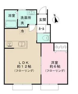 カーサイルフィオーレ【1階】の間取り