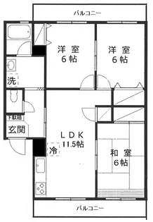 第3センチュリーパーク【1階】の間取り