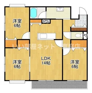 オーキッド【4階】の間取り