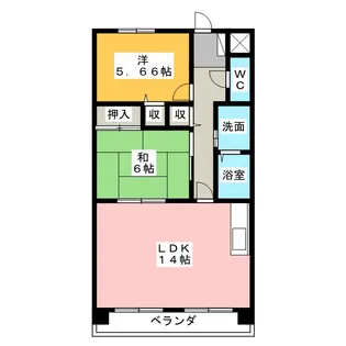 フレイヤ【3階】の間取り
