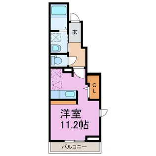 リーベI【1階】の間取り