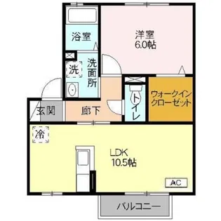 パルモア I・II【2階】の間取り