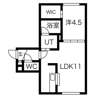 ワールドパレス札幌中央【2階】の間取り