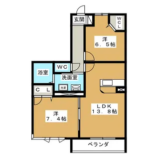 ニワビレッジ サード【2階】の間取り