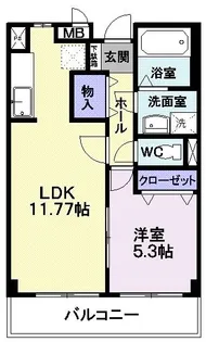 フリッシュIII【2階】の間取り