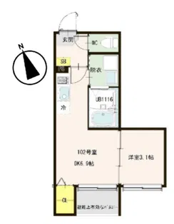 ハーモニーテラス堀切VII【1階】の間取り