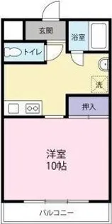 アバンダント初生【2階】の間取り