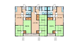 小斎ハイツ1号棟【1階】の間取り