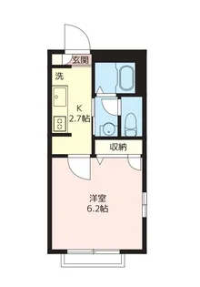 アンビハウス中野【1階】の間取り