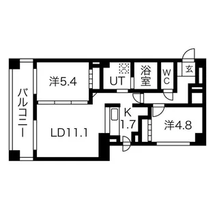 フェバリット ラ サンク【3階】の間取り