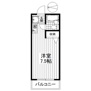 エクセラン成城【3階】の間取り