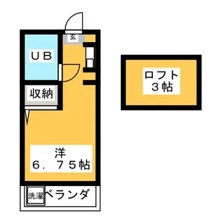 カーサふじ【2階】の間取り
