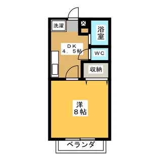 アミティハウス【1階】の間取り
