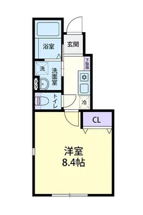 カリス・アルカディア【1階】の間取り
