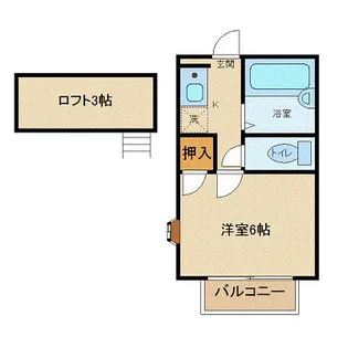 ロフティイーグル【2階】の間取り