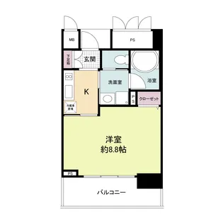 レジディア神戸元町【7階】の間取り