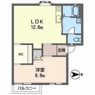 ファミール・プラザA【1階】の間取り