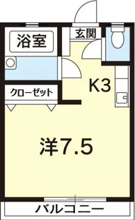 メゾニティ助任【1階】の間取り