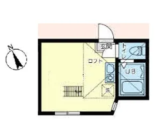 ユナイト星川クロックムッシュ【2階】の間取り