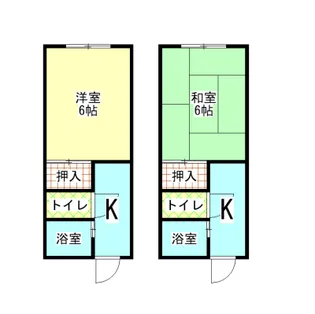 林ハイツ【2階】の間取り