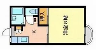 1Kの間取り画像